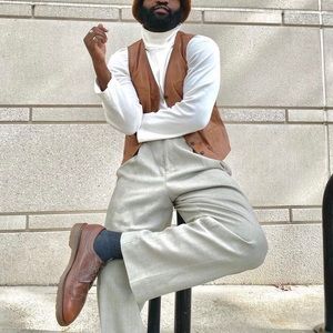 Brown Vintage Ralph Lauren Vest